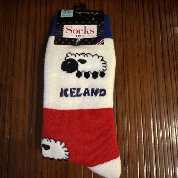 Original Design By Drifa EHF Studio Sheep Socks Icelandic NEW Unisex Sz 11-13 - Picture 2 of 5